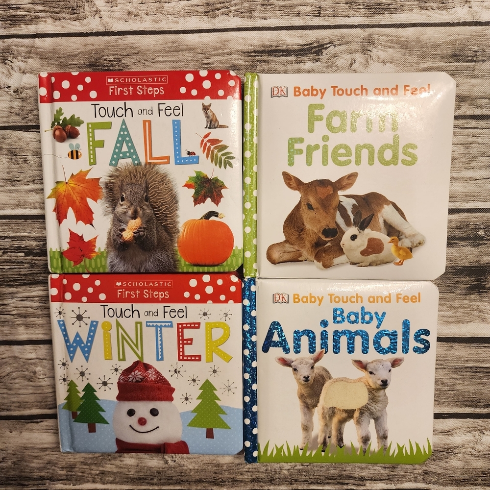 Touch & Feel Books set of 4